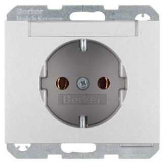 Розетка SCHUKO, алюминиевая, с полем для описания - Розетка (47397003)
