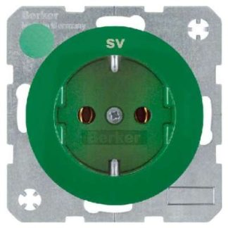 Разъем SCHUKO gn/gl с печатью SV - Разъем (47432003)