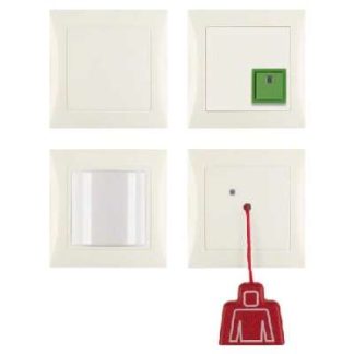 Комплект сигнализации с белой рамкой - переключатель для людей с ограниченными возможностями 52008982