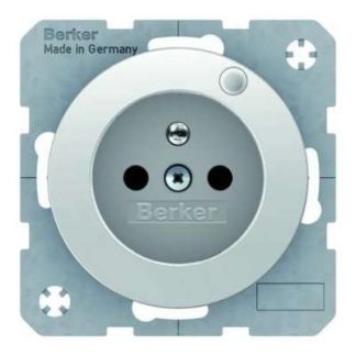 Белая/глянцевая розетка Polar с предохранительным штифтом - Заземляющий штифт розетки 6765092089