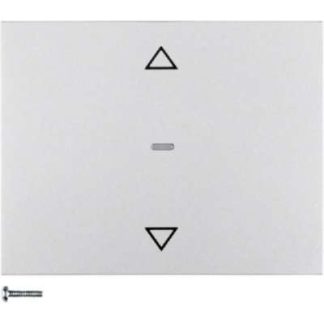 Кнопка управления рулонными шторами из матового алюминия. 85241177