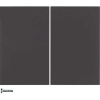 Двойная кнопка, матовый антрацит, лакированная - Интеллектуальный элемент управления, антрацит 85142175