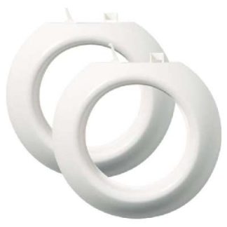 Белая торцевая рама - Двойная белая рама WDE011402