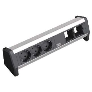 Розетка 2xSchuko 2xABD GST18 - Черная, 902.011