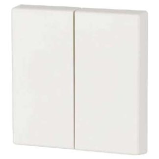 Двусторонняя глянцевая белая накладка на жалюзи белого цвета CWIZ-02/31