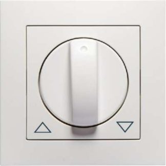 Крышка поворотной кнопки чисто белого цвета - Декоративная накладка для жалюзи D 11...