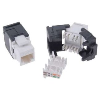 Разъем Keystone Jack CAT6/RJ45 черный - пластина D 1951.19 RJ45 C6