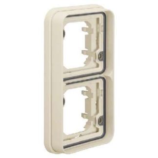 Двойная вертикальная рамка Polar белого цвета - 2-складная белая рамка 13293512