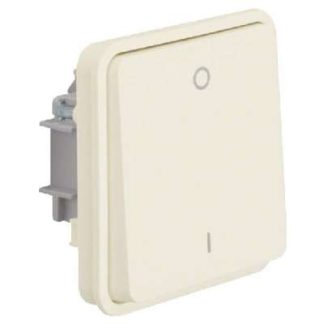 2-контактный переключатель, белый, однополюсный, 2x1, для поверхностного монтажа 30423512