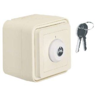 Кнопка управления рулонными шторами Polar белого цвета - двухпозиционный переключатель для рулонных штор, белый 32713502