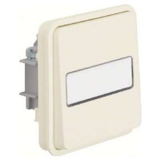 Вставка кнопочного выключателя с нормально разомкнутым контактом, белый - Кнопка, 1 замыкающий контакт (нормально разомкнутый), белый 504...