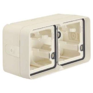 Корпус с кабельным вводом в раму. pws - Корпус для поверхностного монтажа, 2-канальный, белый, 6719323512