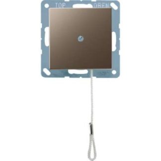 Выключатель 10 AX mokka - Двухпозиционный встраиваемый выключатель A 506 BF NUZ MO