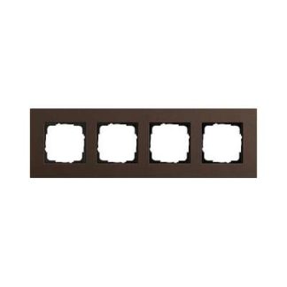 Рамка из 4 частей темно-коричневого цвета - Рамка из 4 частей 0214223