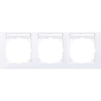 3-секционная белая рамка - Трехсекционная белая рамка MEG4031-3625