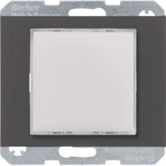 Светодиодный сигнальный фонарь красно-зеленый антрацитовый матовый лакированный 29527006