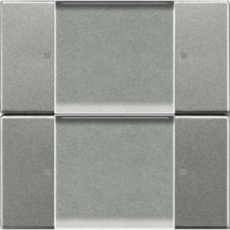 Металлический серый настенный передатчик - Пульт дистанционного управления для переключения устройств 6736/01-803