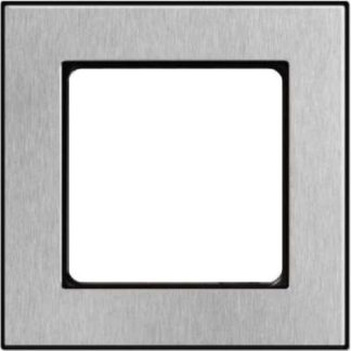 Цельная металлическая рама, матовая, глянцево-черная - Цельная черная рама...