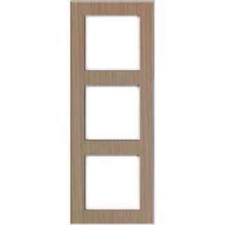 Трехсекционная рама, дубовое дерево - чисто белый цвет - трехсекционная рама белого цвета D 20.673.201.022