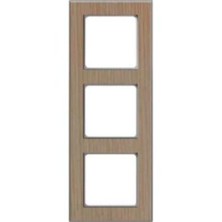 3-секционная рама, дуб-алюминий - 3-секционная деревянная рама D 20.673.201.702