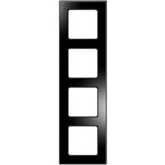 Четырехсекционная рама, эффект стекла, черный, черный рояль - 4-секционная рама, черный D 20....