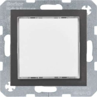 RGB LED сигнальная лампа, матовый антрацитовый цвет - Световой сигнал для включения/выключения устройства. Нет данных. 29511606