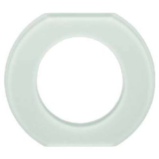 Стеклянная центральная рама 1x Серия Glas pws - Одноцветная белая рама 109309