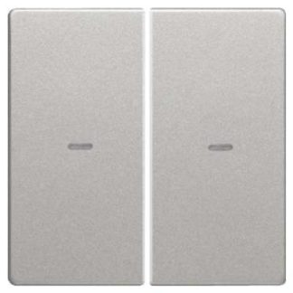 Крышка 2x алюминиевая/окрашенная для модуля кнопки 80960321