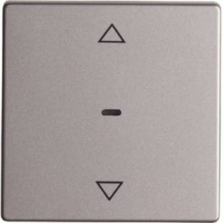 Кнопка управления рольставнями (односекционная), алюминиевая/лакированная - 85241124