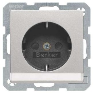 Розетка Schuko, алюминиевая/окрашенная, с маркировкой BSF+ext.BS - Электрическая розетка 47496084