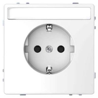 Розетка Schuko с контактной площадкой для письма - Электрическая розетка MEG2302-6035