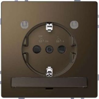 Набор для сборки розетки SCHUKO с патроном для лампы - Розетка, 1 шт. MEG2304-6052