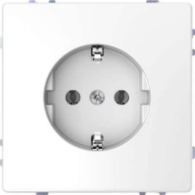 Розетка SCHUKO, никелированные винтовые клеммы - Розетка 1 шт. MEG2400-6050