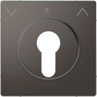 Центральная пластина, антрацитовый переключатель рольставней - Крышка для переключателя/кнопки MEG38...