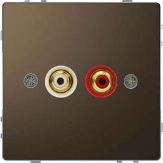 Разъем Moccamet для аудиоподключения - базовый элемент с центральной крышкой MEG4350-6052