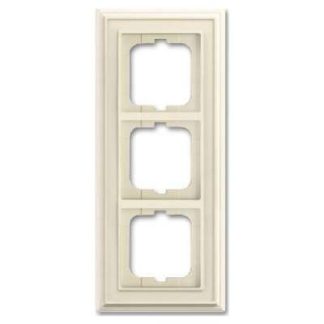 Тройная рама цвета слоновой кости/белый - 3 кремово-белые рамы 1723-832