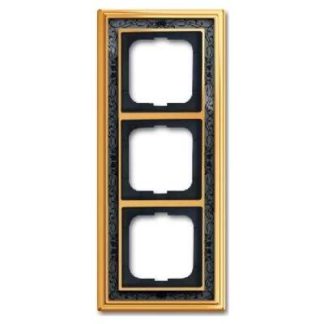 Тройная рамка декора ms/pol anth - Тройная рамка 1723-833