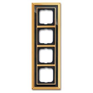 Рамка 4x ms/pol антрацит - Четверная рамка 1724-835