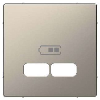Центральная пластина из никель-металла для установки USB-зарядного устройства - Центральная крышка USB-порта MEG4367-6050