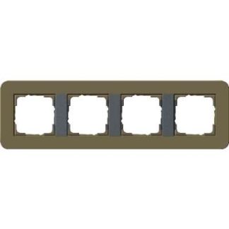 Рама 4x умбра/антрацит - 4-местная рама 0214426