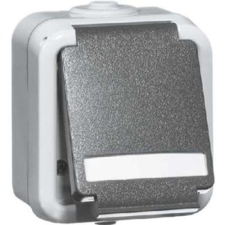 Розетка Schuko, 1-контактная, серая, 2-контактная - Электрическая розетка D 6620 WAB NA