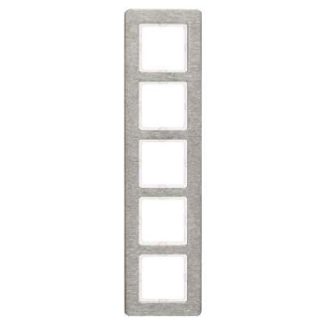 Рама 5x из нержавеющей стали/матовая вертикальная - Рама из нержавеющей стали 10156083