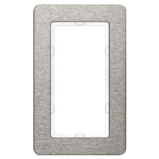 Рама 1x из нержавеющей стали/матовой стали с большим вырезом - Рама из нержавеющей стали 13096083