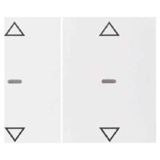 Модуль кнопки, двусторонний, белый - Крышка 80961379