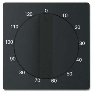 Черная/матовая крышка элемента управления - Крышка для таймера, черная 1771-8...