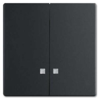 Накладка на кнопку переключателя, матово-черная, 1785 K-885