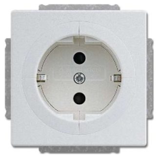 Розетка из серебристого алюминия - Розетка (20 EUAB-83)