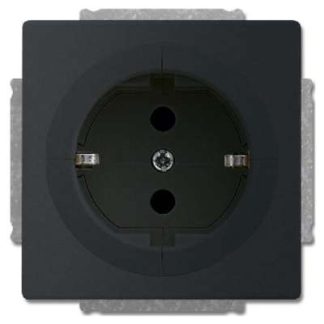 Матовый черный гнездовой разъем - Гнездо (20 EUAB-885)