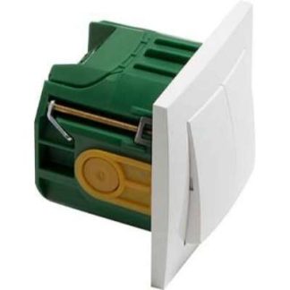 Тумблерный переключатель с Wieland Gesis - встраиваемый переключатель серии кремово-белый, высота 11,5 см...