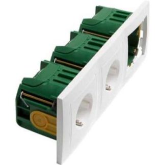 Комбинированный выключатель/розетка WAGO H 11.6612/673.02 WN